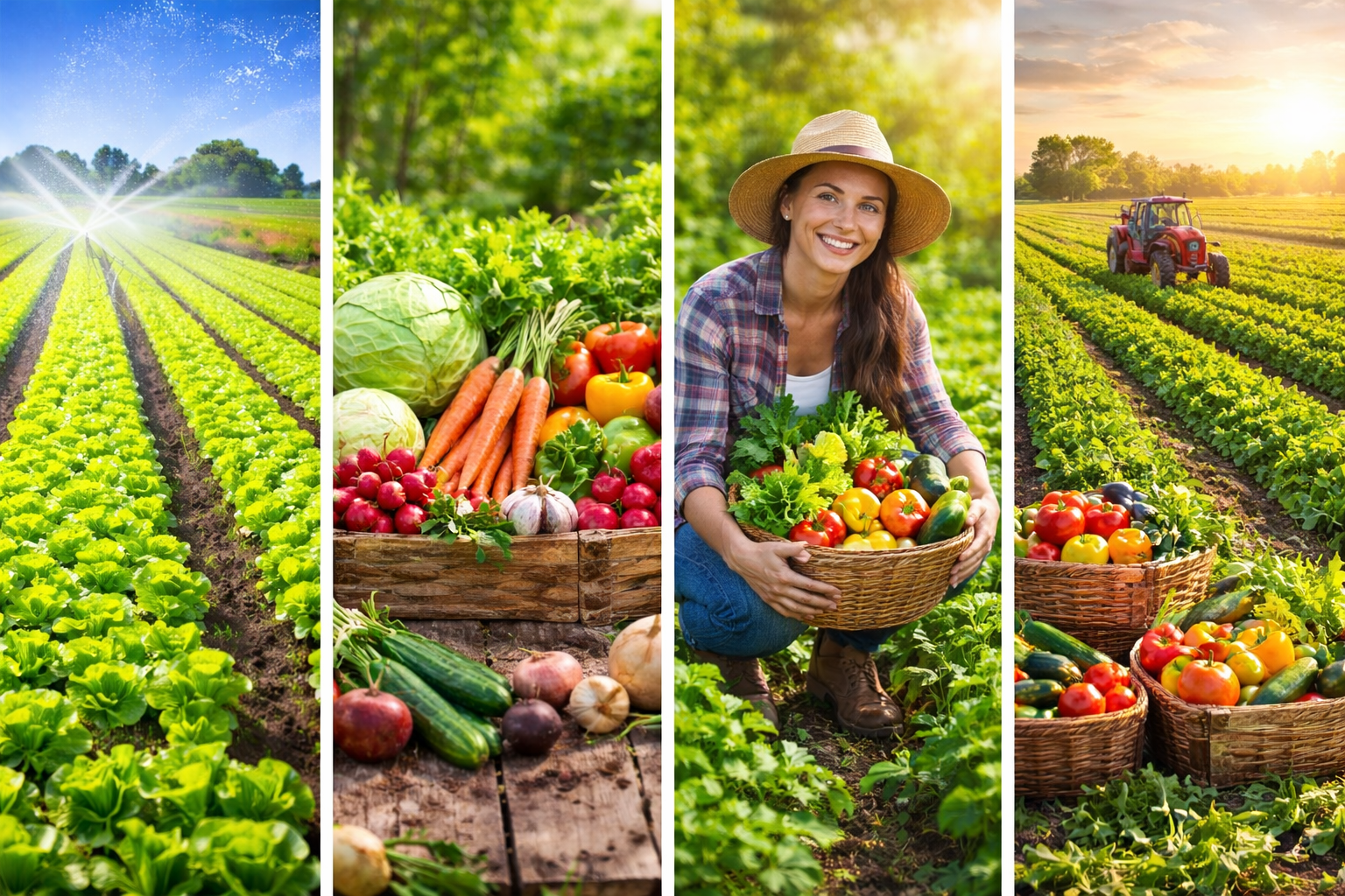 Récolte des légumes
